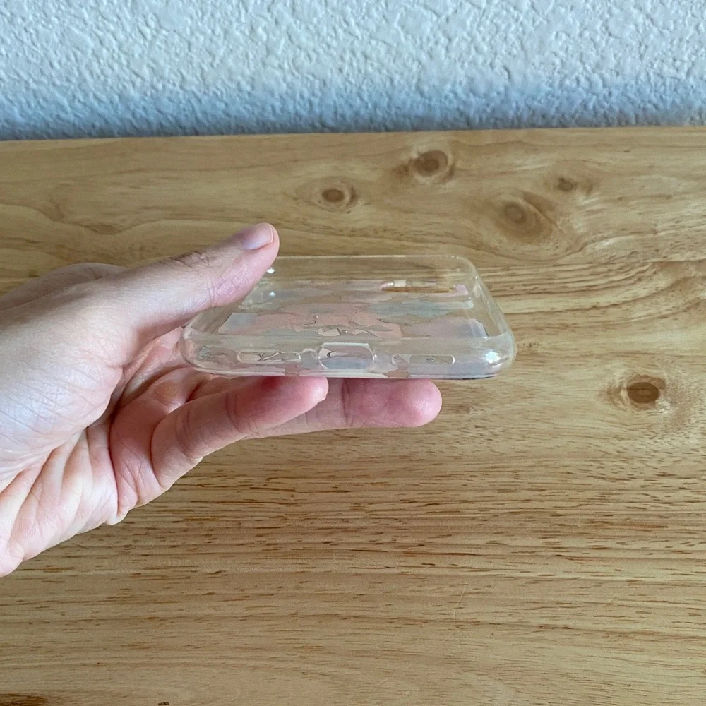 Clear floral IPhone 11 Case (NWOT)